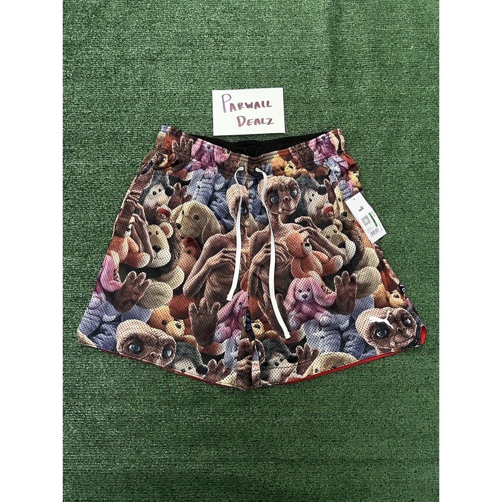PUMA Hoops x E.T. Reversible 7" Basketball Shorts Casual Men's Large 633105-01